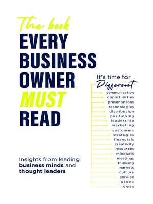 cover image of The Book Every Business Owner Must Read
